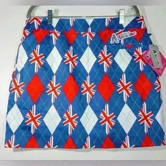 ROYAL & AWESOME TREW BRIT SKORTS. - Picture 2 of 6